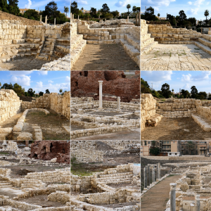 Ancient ruins in bright daylight