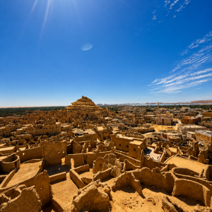 Ruins of an ancient desert town